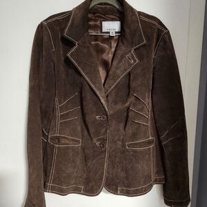 Brown Suede Women's Jacket